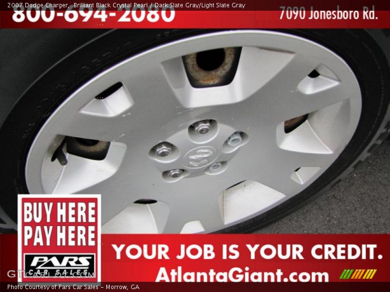 Brilliant Black Crystal Pearl / Dark Slate Gray/Light Slate Gray 2007 Dodge Charger