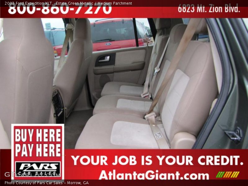 Estate Green Metallic / Medium Parchment 2003 Ford Expedition XLT