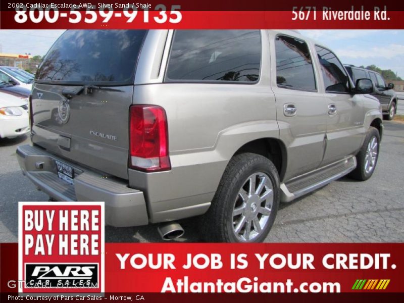Silver Sand / Shale 2002 Cadillac Escalade AWD