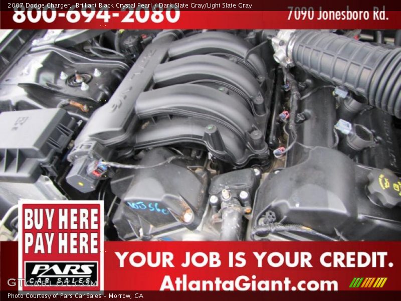 Brilliant Black Crystal Pearl / Dark Slate Gray/Light Slate Gray 2007 Dodge Charger