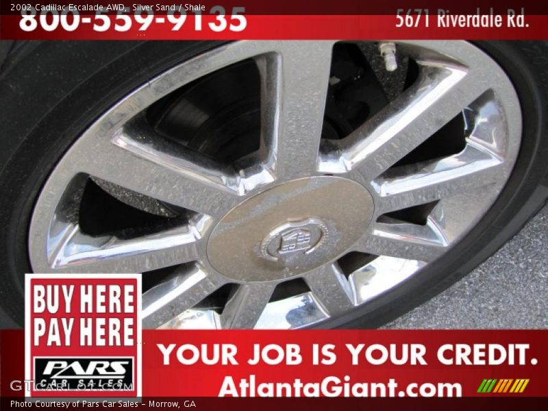 Silver Sand / Shale 2002 Cadillac Escalade AWD