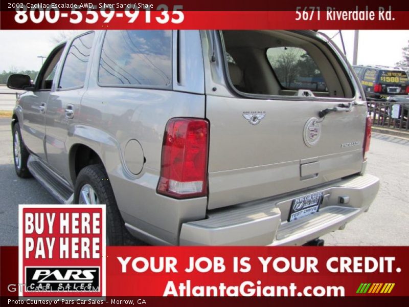 Silver Sand / Shale 2002 Cadillac Escalade AWD