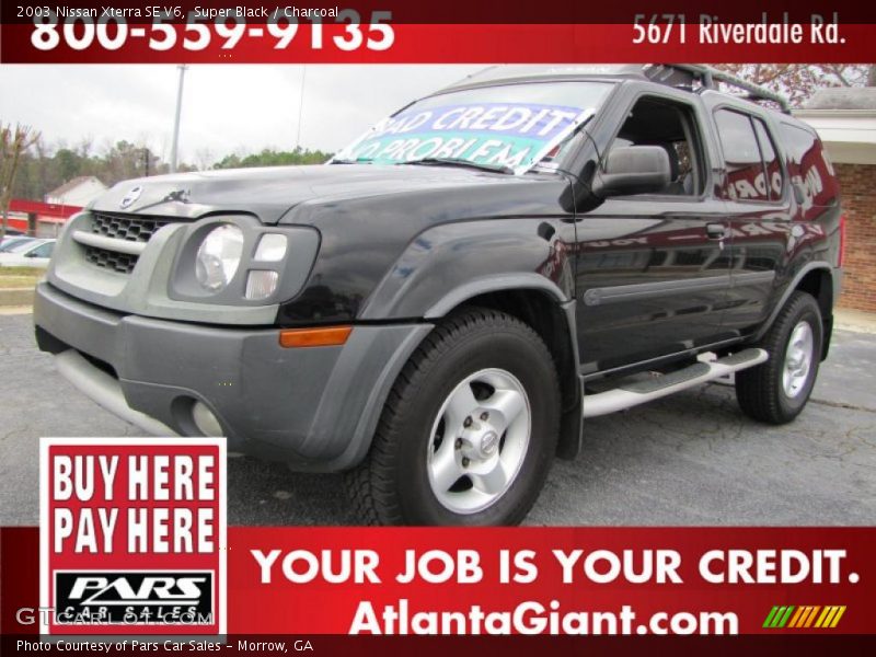 Super Black / Charcoal 2003 Nissan Xterra SE V6