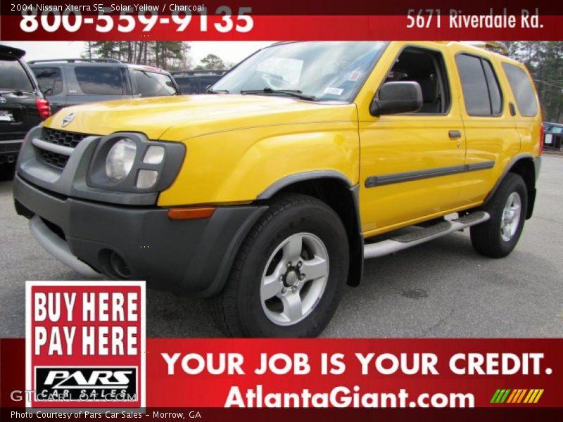 Solar Yellow / Charcoal 2004 Nissan Xterra SE