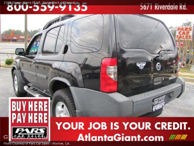 Super Black / Charcoal 2003 Nissan Xterra SE V6