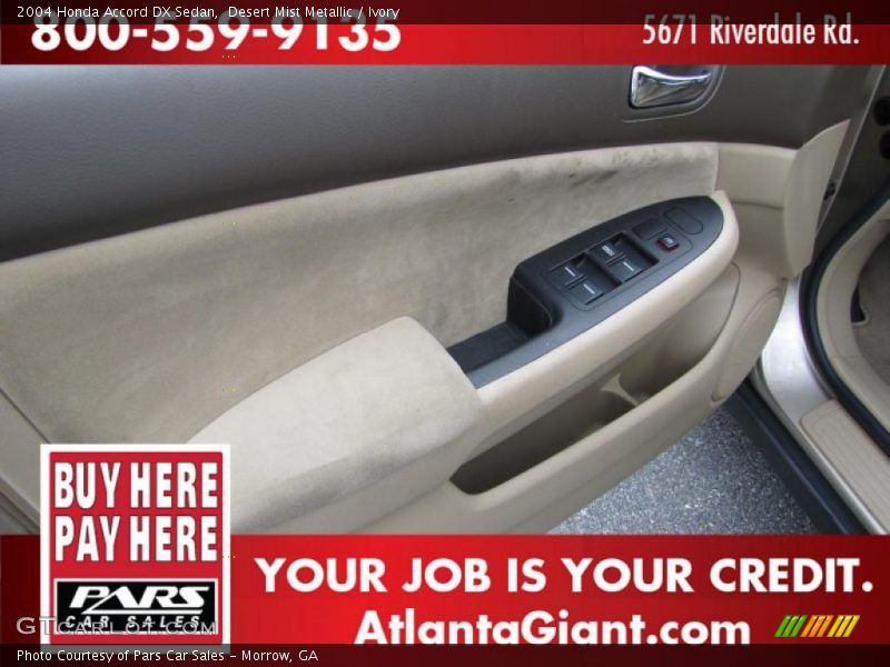 Desert Mist Metallic / Ivory 2004 Honda Accord DX Sedan