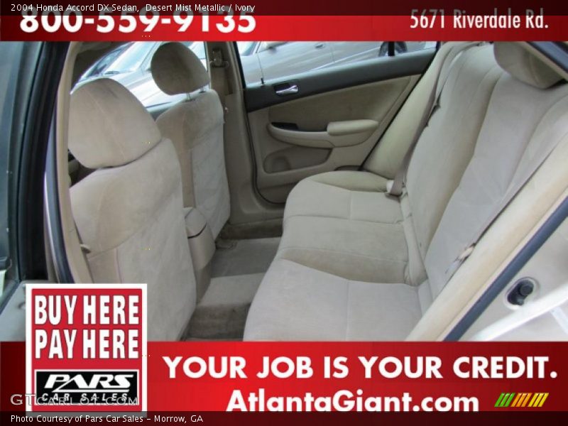 Desert Mist Metallic / Ivory 2004 Honda Accord DX Sedan
