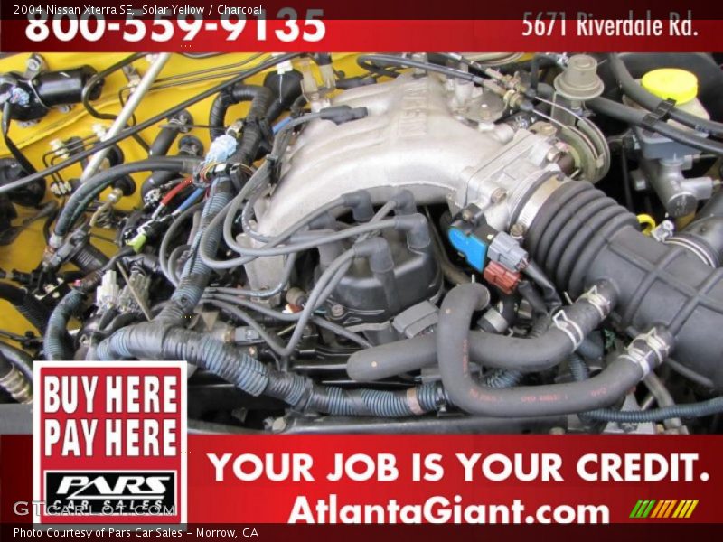 Solar Yellow / Charcoal 2004 Nissan Xterra SE