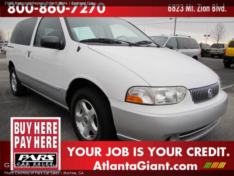 Oxford White / Portland Gray 2002 Mercury Villager