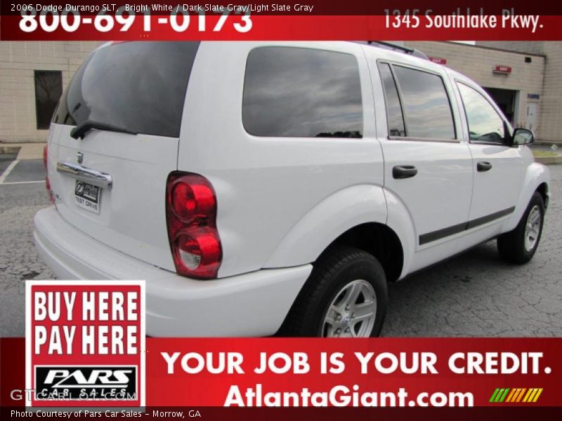 Bright White / Dark Slate Gray/Light Slate Gray 2006 Dodge Durango SLT
