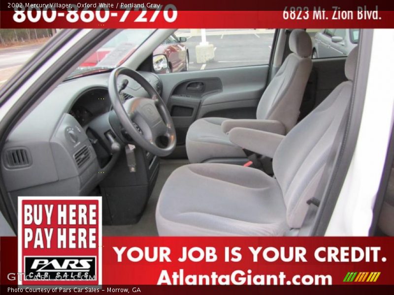 Oxford White / Portland Gray 2002 Mercury Villager