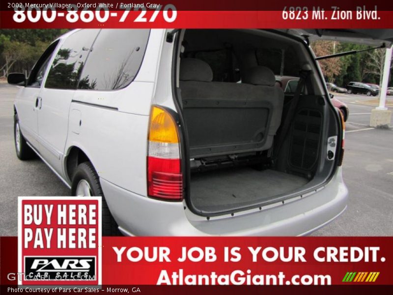 Oxford White / Portland Gray 2002 Mercury Villager