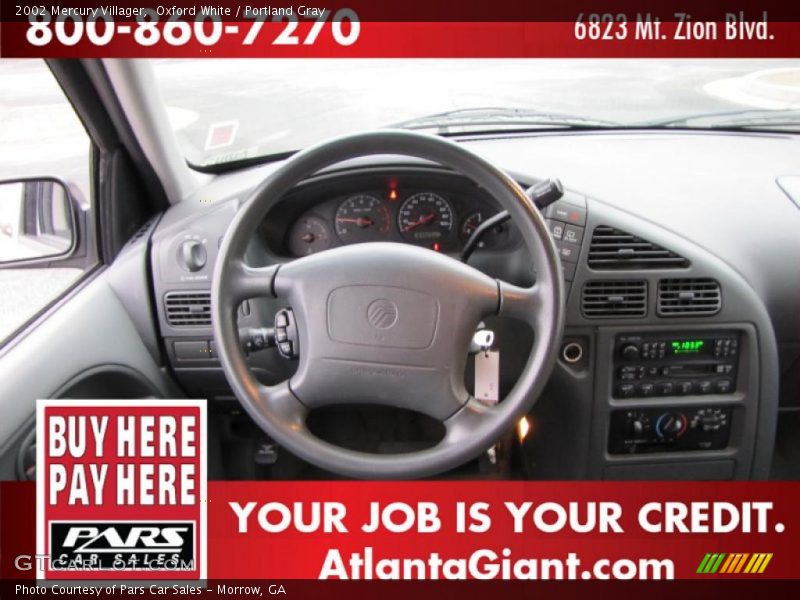 Oxford White / Portland Gray 2002 Mercury Villager