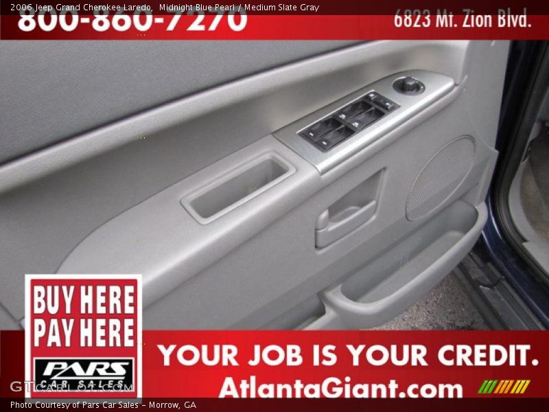 Midnight Blue Pearl / Medium Slate Gray 2006 Jeep Grand Cherokee Laredo