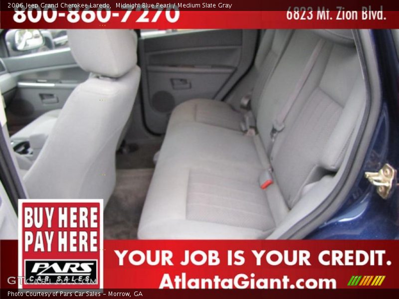 Midnight Blue Pearl / Medium Slate Gray 2006 Jeep Grand Cherokee Laredo
