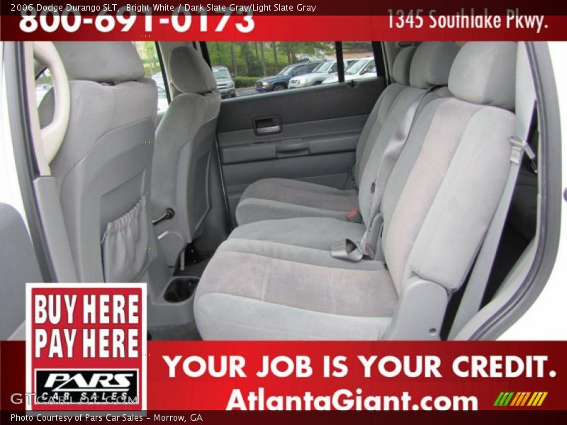 Bright White / Dark Slate Gray/Light Slate Gray 2006 Dodge Durango SLT