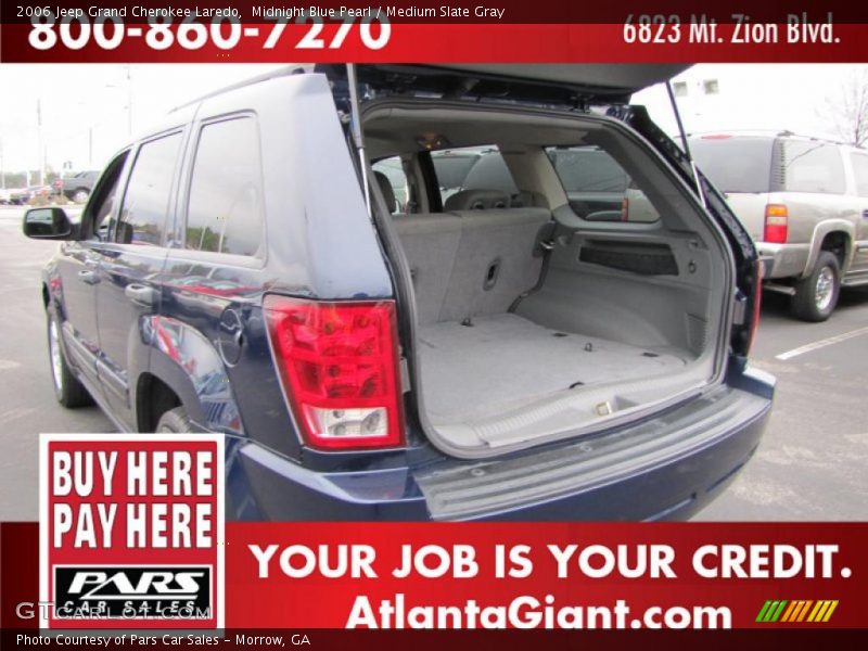 Midnight Blue Pearl / Medium Slate Gray 2006 Jeep Grand Cherokee Laredo