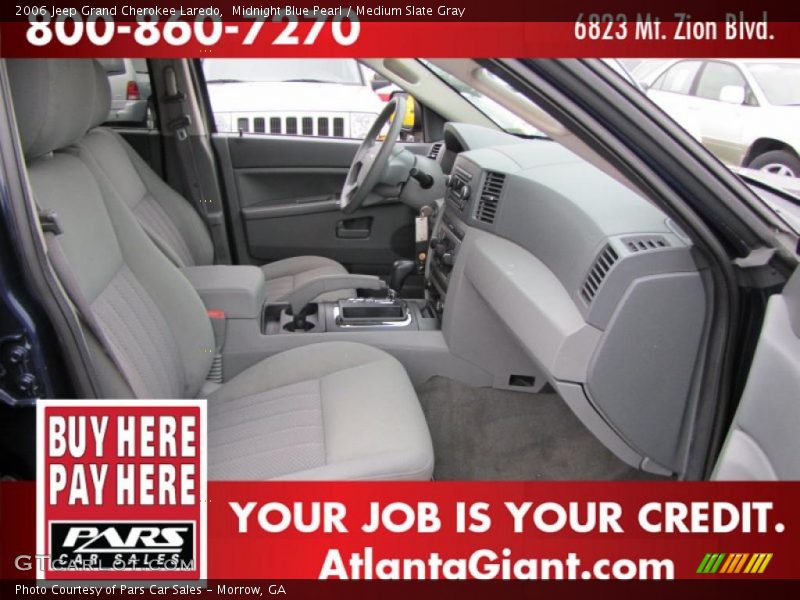Midnight Blue Pearl / Medium Slate Gray 2006 Jeep Grand Cherokee Laredo