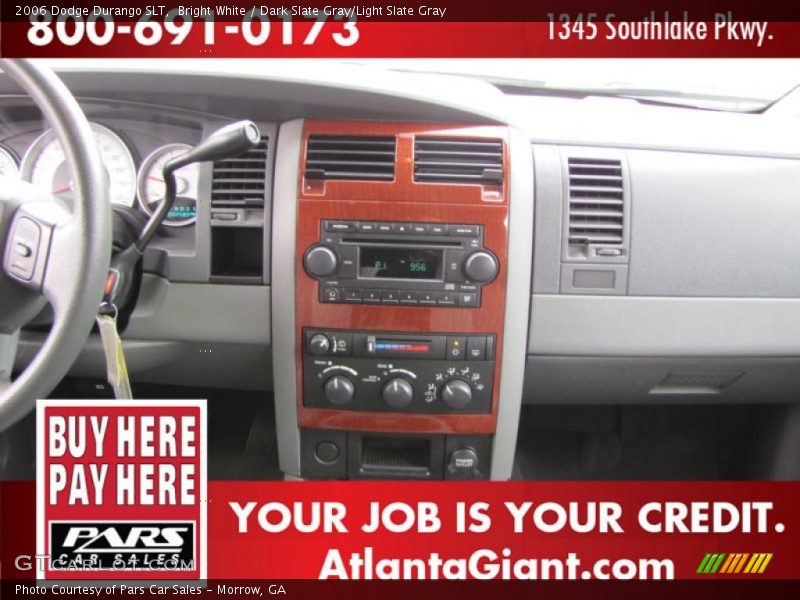 Bright White / Dark Slate Gray/Light Slate Gray 2006 Dodge Durango SLT