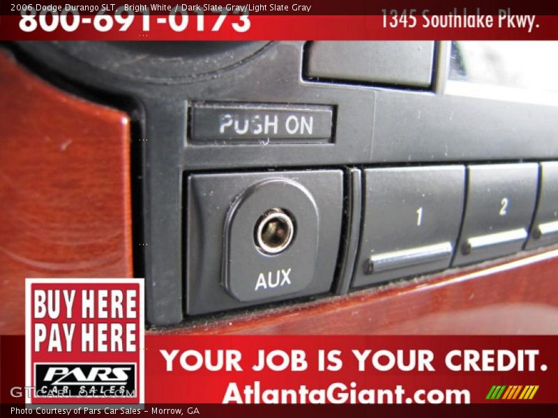Bright White / Dark Slate Gray/Light Slate Gray 2006 Dodge Durango SLT