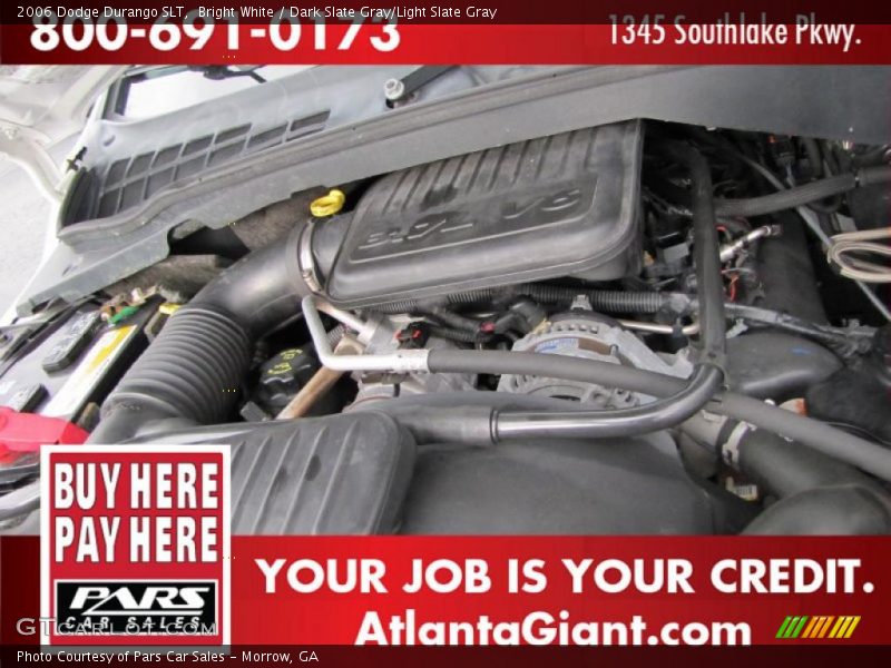 Bright White / Dark Slate Gray/Light Slate Gray 2006 Dodge Durango SLT