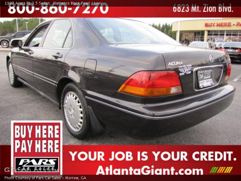 Flamenco Black Pearl / Ivory 1997 Acura RL 3.5 Sedan