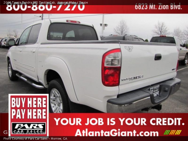 Natural White / Taupe 2006 Toyota Tundra SR5 Double Cab
