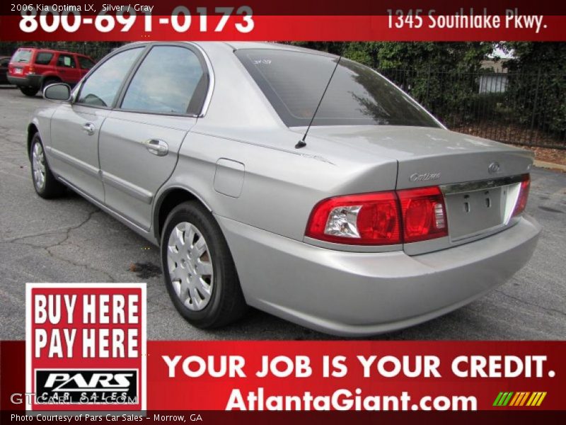 Silver / Gray 2006 Kia Optima LX