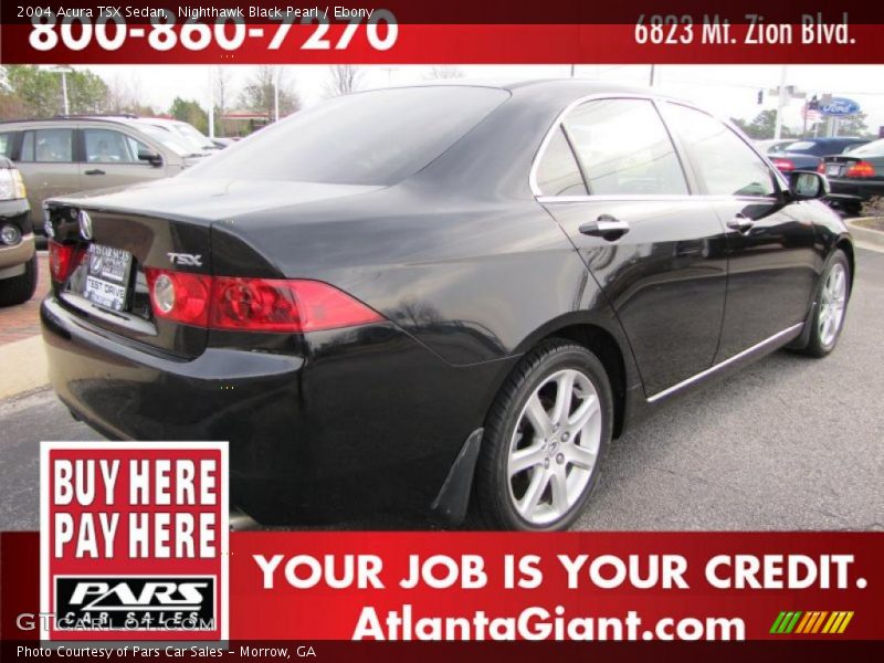 Nighthawk Black Pearl / Ebony 2004 Acura TSX Sedan