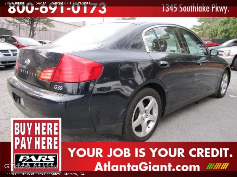 Twilight Blue / Graphite 2004 Infiniti G 35 Sedan