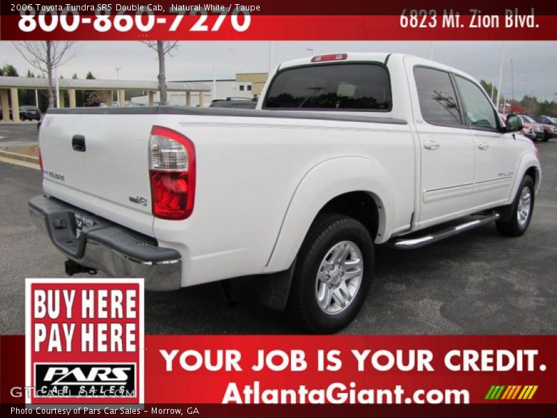 Natural White / Taupe 2006 Toyota Tundra SR5 Double Cab