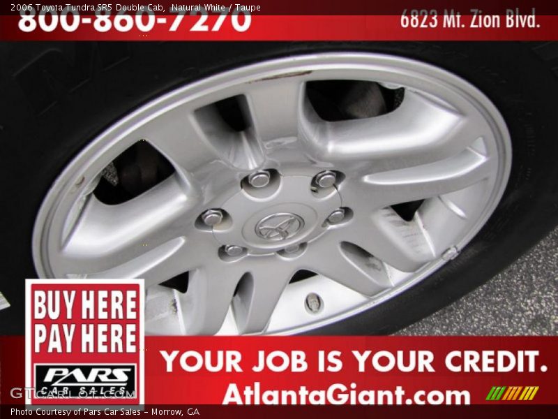 Natural White / Taupe 2006 Toyota Tundra SR5 Double Cab