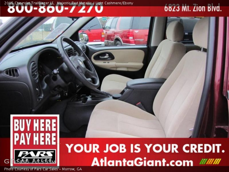 Majestic Red Metallic / Light Cashmere/Ebony 2005 Chevrolet TrailBlazer LS