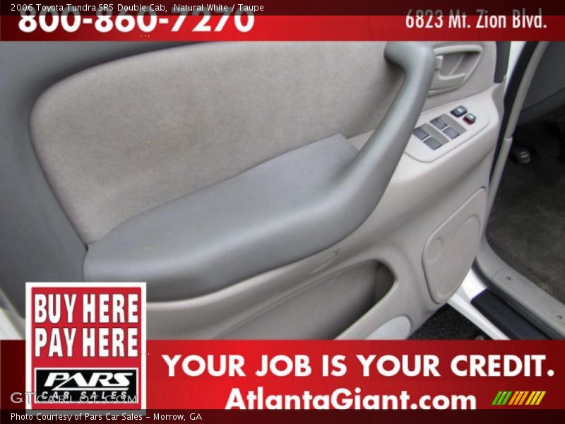 Natural White / Taupe 2006 Toyota Tundra SR5 Double Cab