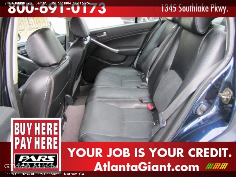 Twilight Blue / Graphite 2004 Infiniti G 35 Sedan