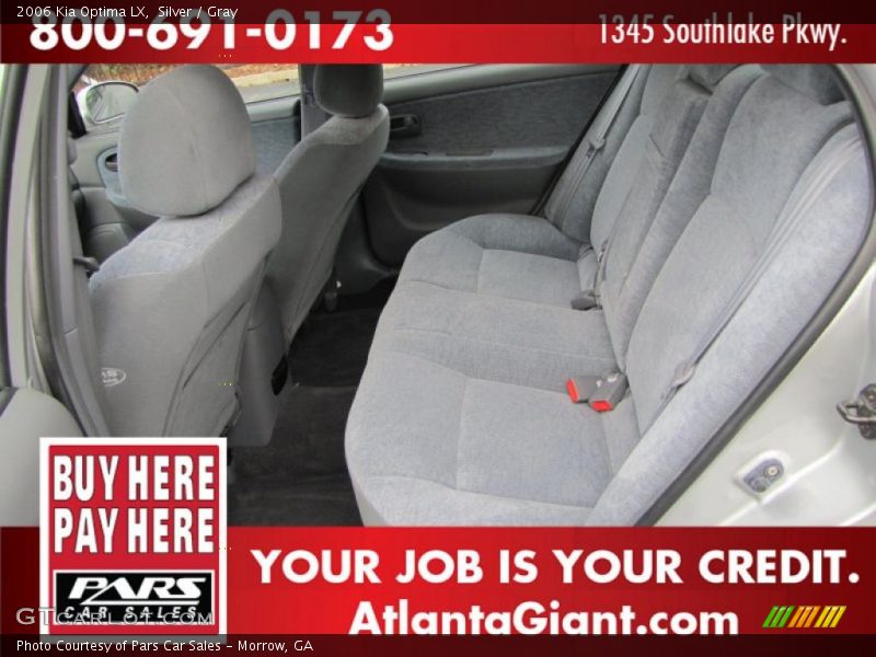 Silver / Gray 2006 Kia Optima LX