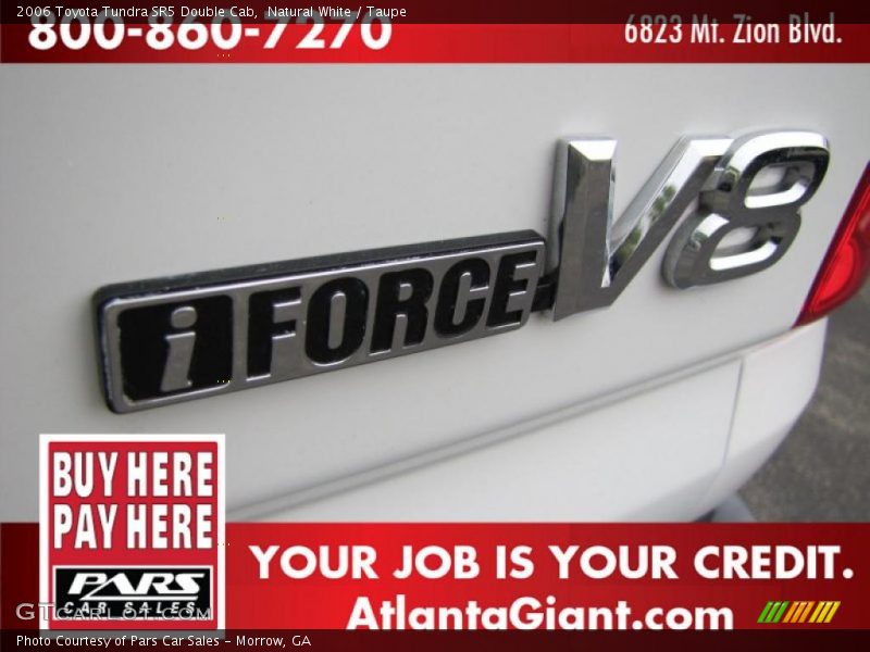 Natural White / Taupe 2006 Toyota Tundra SR5 Double Cab