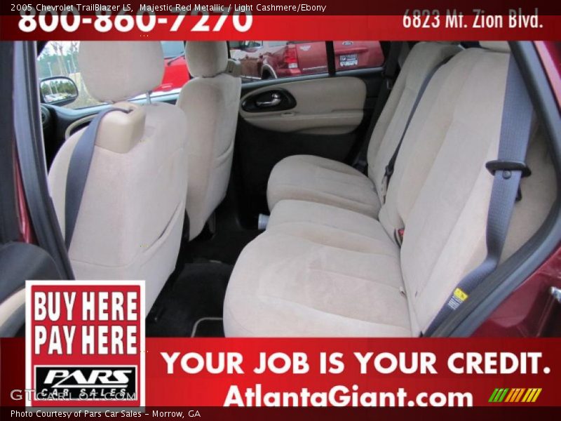 Majestic Red Metallic / Light Cashmere/Ebony 2005 Chevrolet TrailBlazer LS
