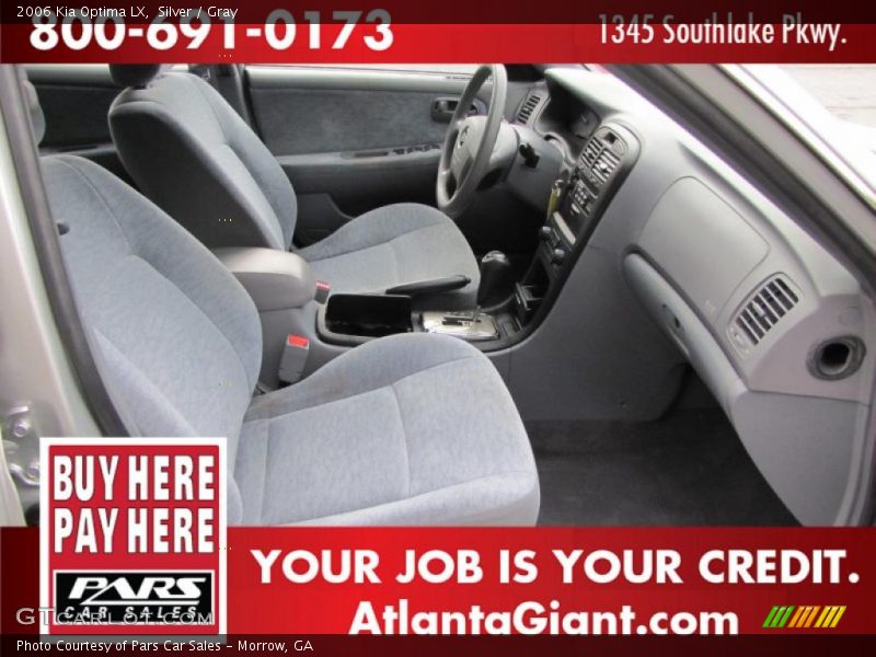Silver / Gray 2006 Kia Optima LX