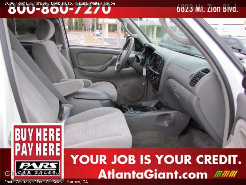 Natural White / Taupe 2006 Toyota Tundra SR5 Double Cab