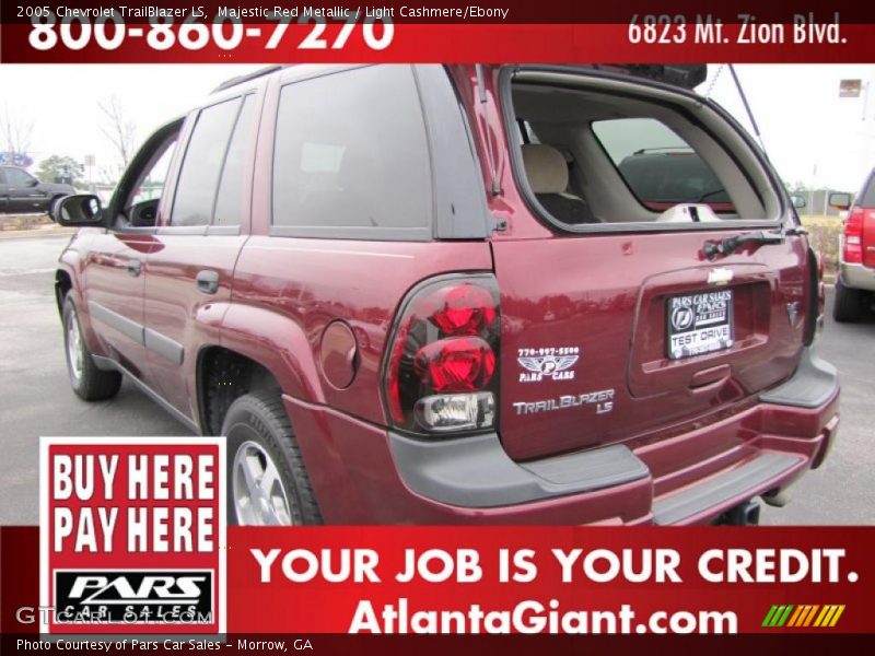 Majestic Red Metallic / Light Cashmere/Ebony 2005 Chevrolet TrailBlazer LS