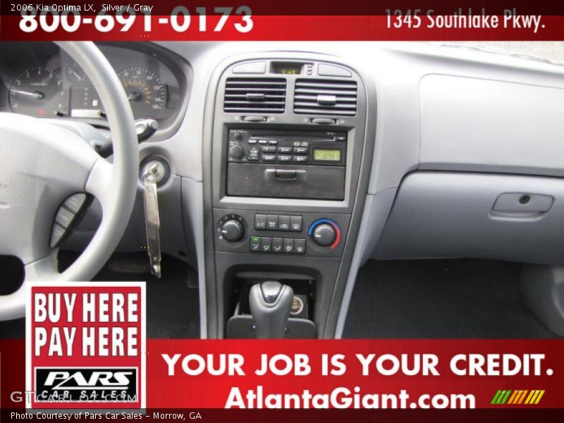 Silver / Gray 2006 Kia Optima LX