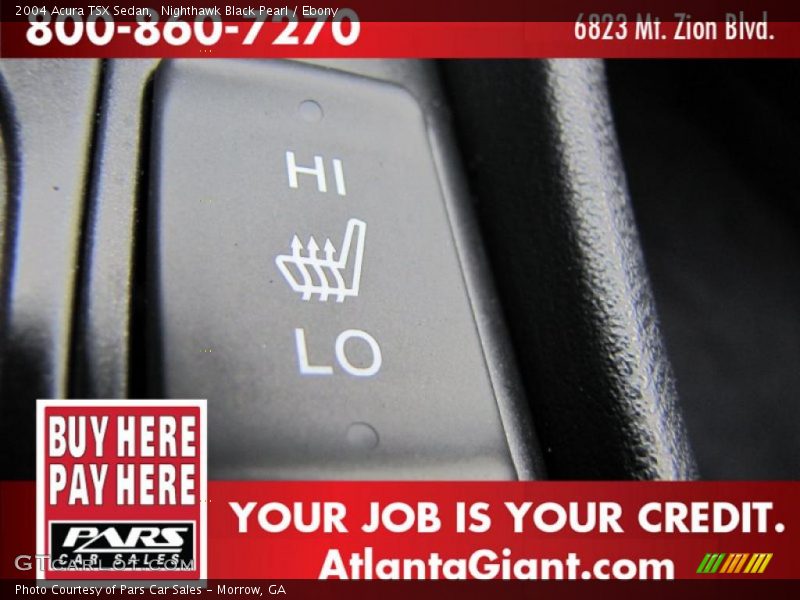 Nighthawk Black Pearl / Ebony 2004 Acura TSX Sedan