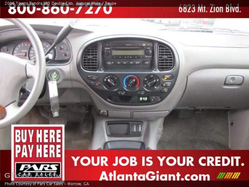 Natural White / Taupe 2006 Toyota Tundra SR5 Double Cab