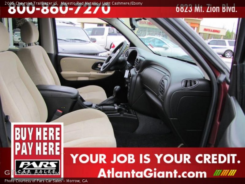 Majestic Red Metallic / Light Cashmere/Ebony 2005 Chevrolet TrailBlazer LS