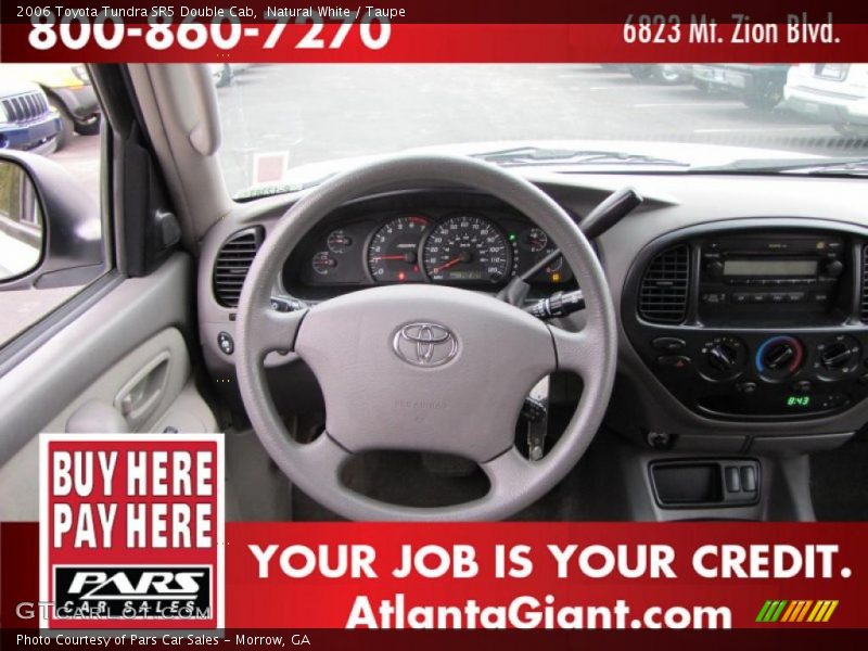 Natural White / Taupe 2006 Toyota Tundra SR5 Double Cab