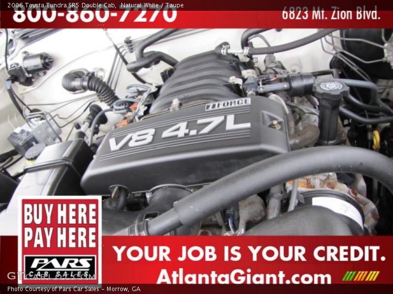 Natural White / Taupe 2006 Toyota Tundra SR5 Double Cab
