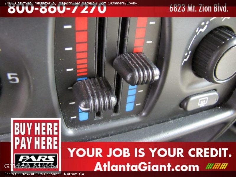 Majestic Red Metallic / Light Cashmere/Ebony 2005 Chevrolet TrailBlazer LS