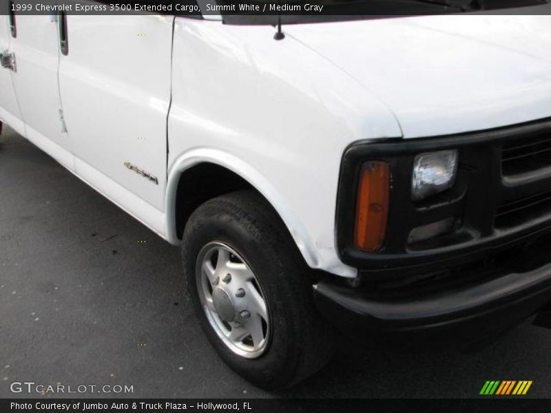 Summit White / Medium Gray 1999 Chevrolet Express 3500 Extended Cargo