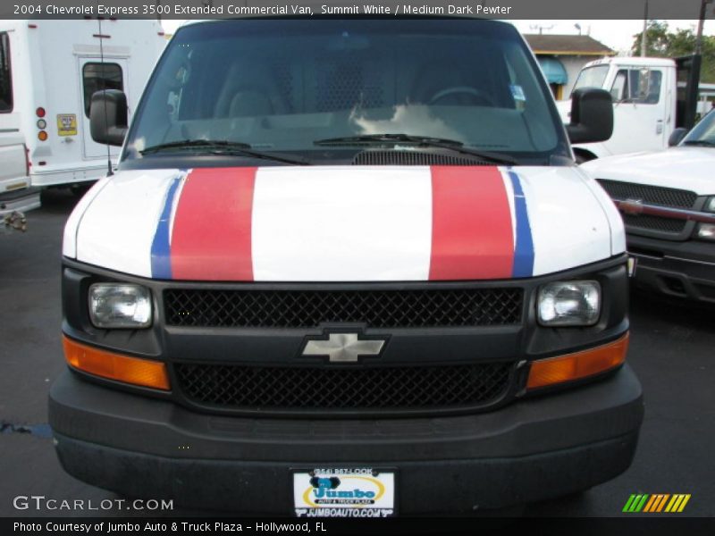 Summit White / Medium Dark Pewter 2004 Chevrolet Express 3500 Extended Commercial Van